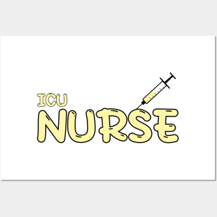 Intensive Care Unit (ICU) Nurse Posters and Art